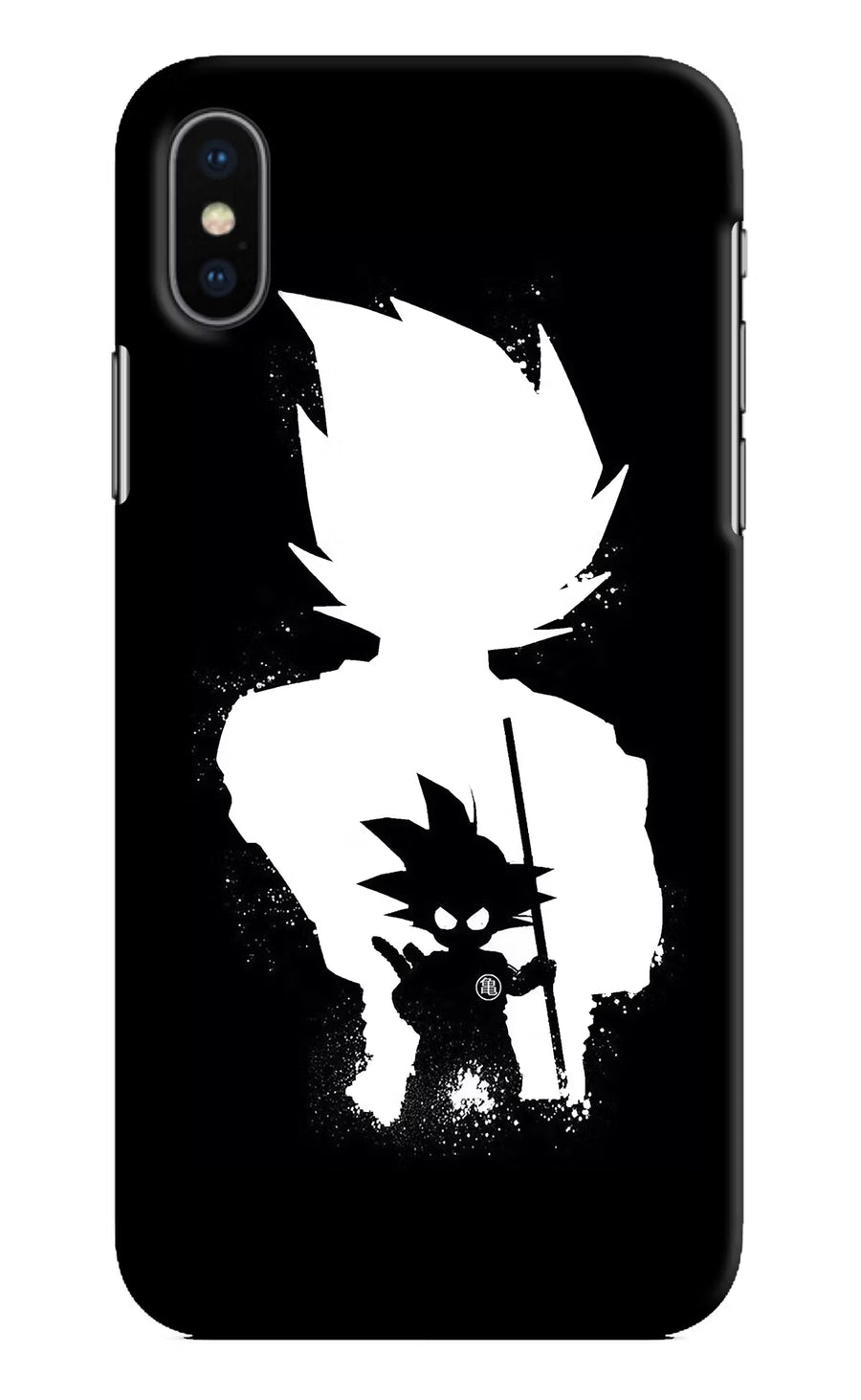 Goku Shadow iPhone XS Back Cover, Hard case
