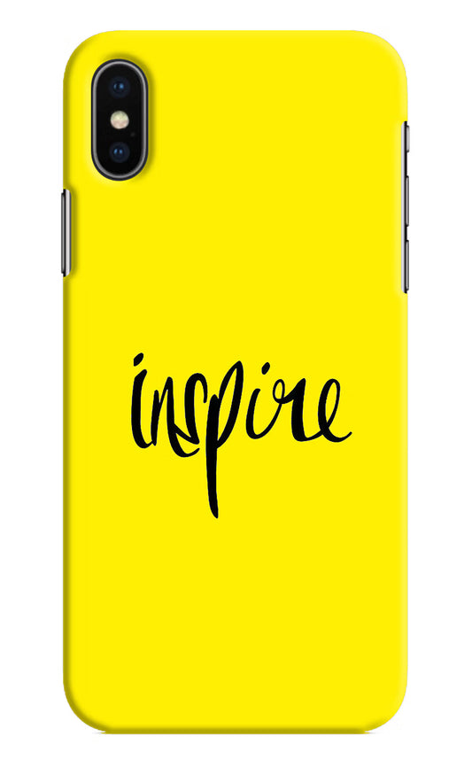 Inspire iPhone XS Hard Case Back Cover by Casekaro