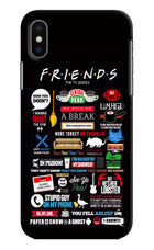 FRIENDS iPhone XS Hard Case Back Cover by Casekaro