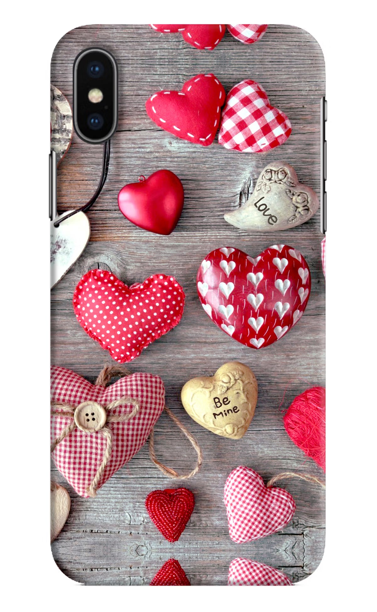 Love Wallpaper iPhone XS Hard Case Back Cover by Casekaro