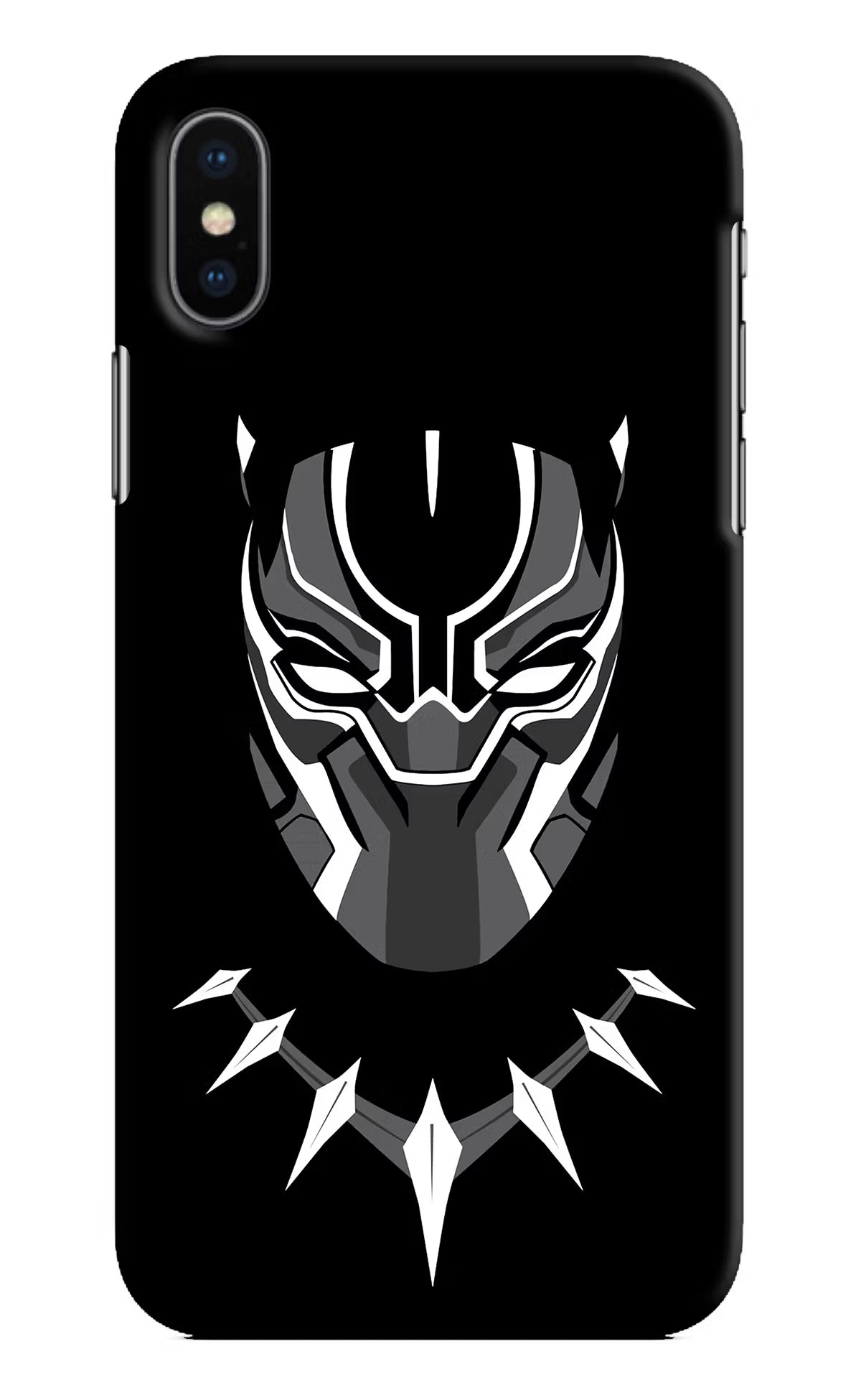 Black Panther iPhone XS Hard Case Back Cover by Casekaro