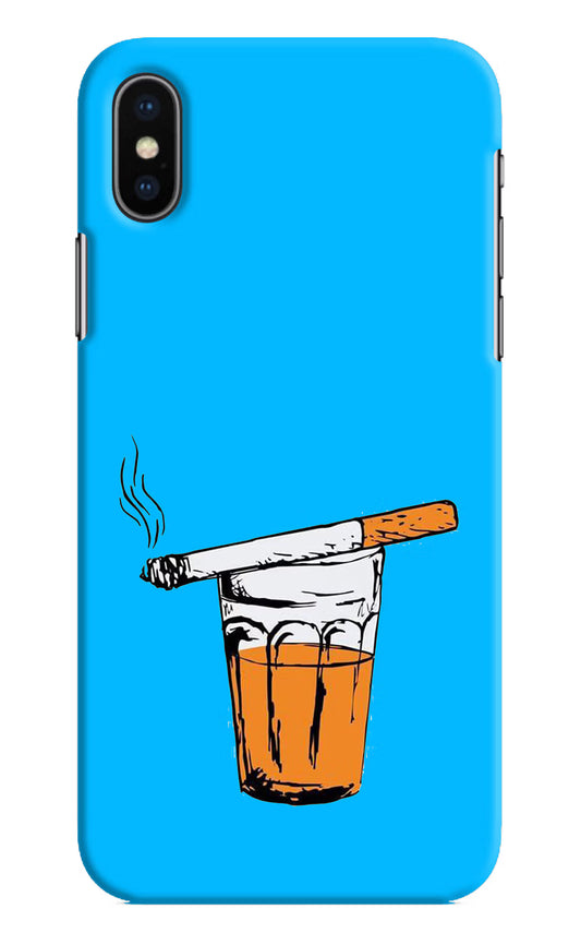 Chai Sutta iPhone XS Hard Case Back Cover by Casekaro