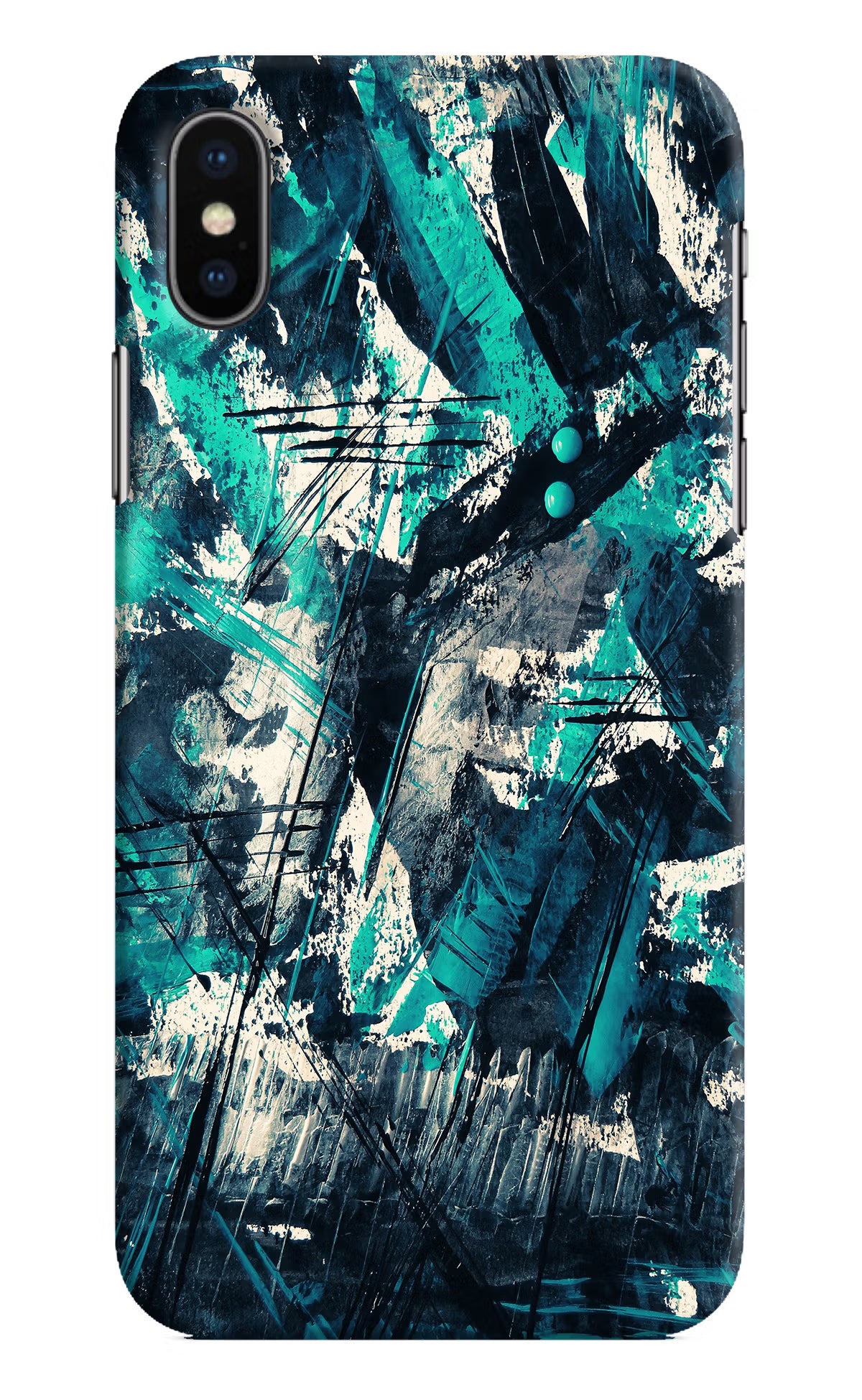 Artwork iPhone XS Hard Case Back Cover by Casekaro