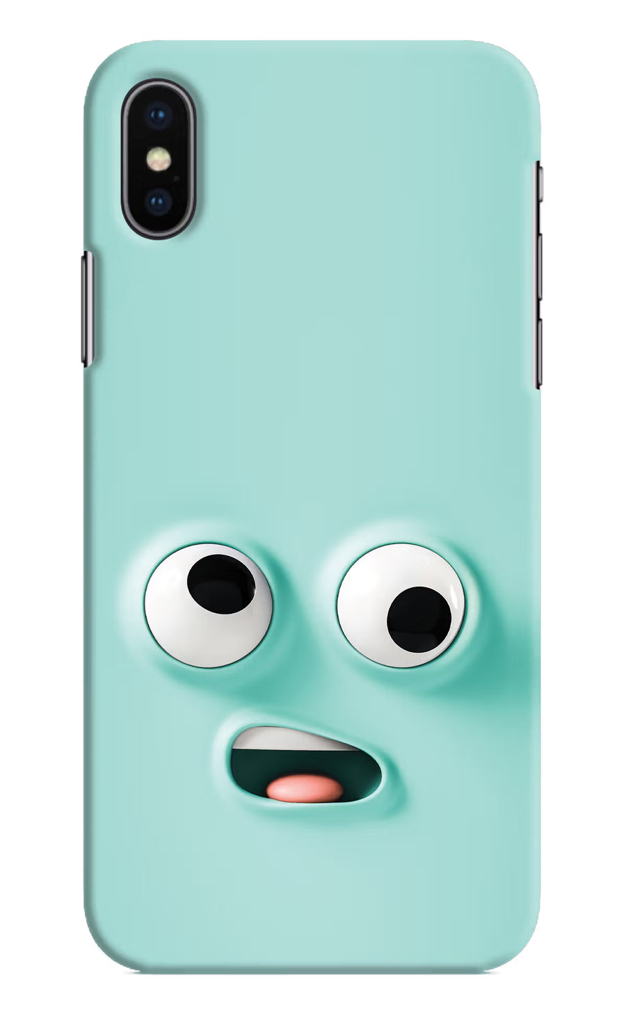 Funny Cartoon iPhone XS Back Cover, Hard case