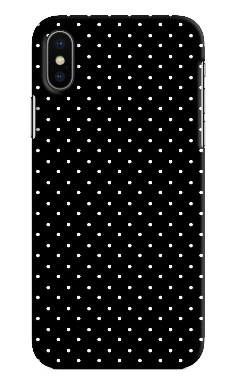 White Dots iPhone XS Back Cover, Hard case