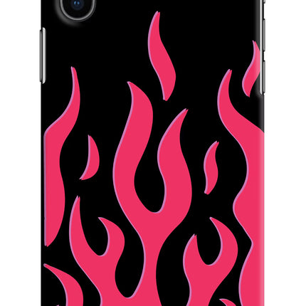 Fire Flames iPhone XS Hard Case Back Cover by Casekaro