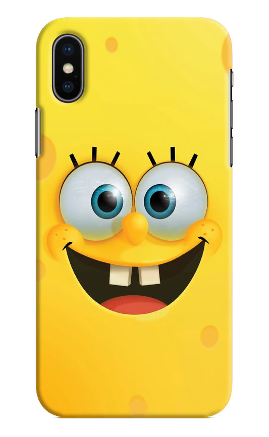 Sponge 1 iPhone XS Hard Case Back Cover by Casekaro