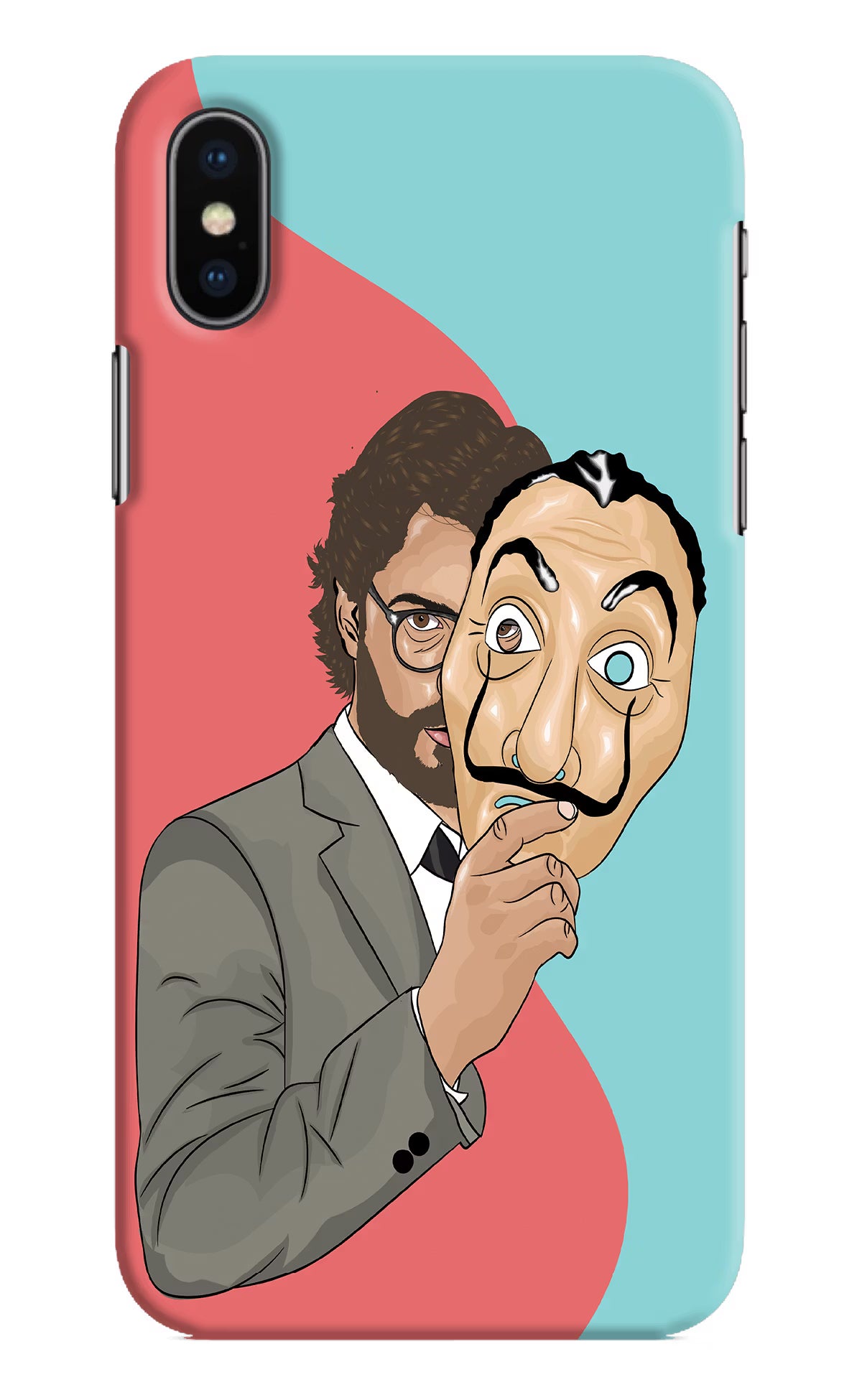 Professor iPhone XS Hard Case Back Cover by Casekaro
