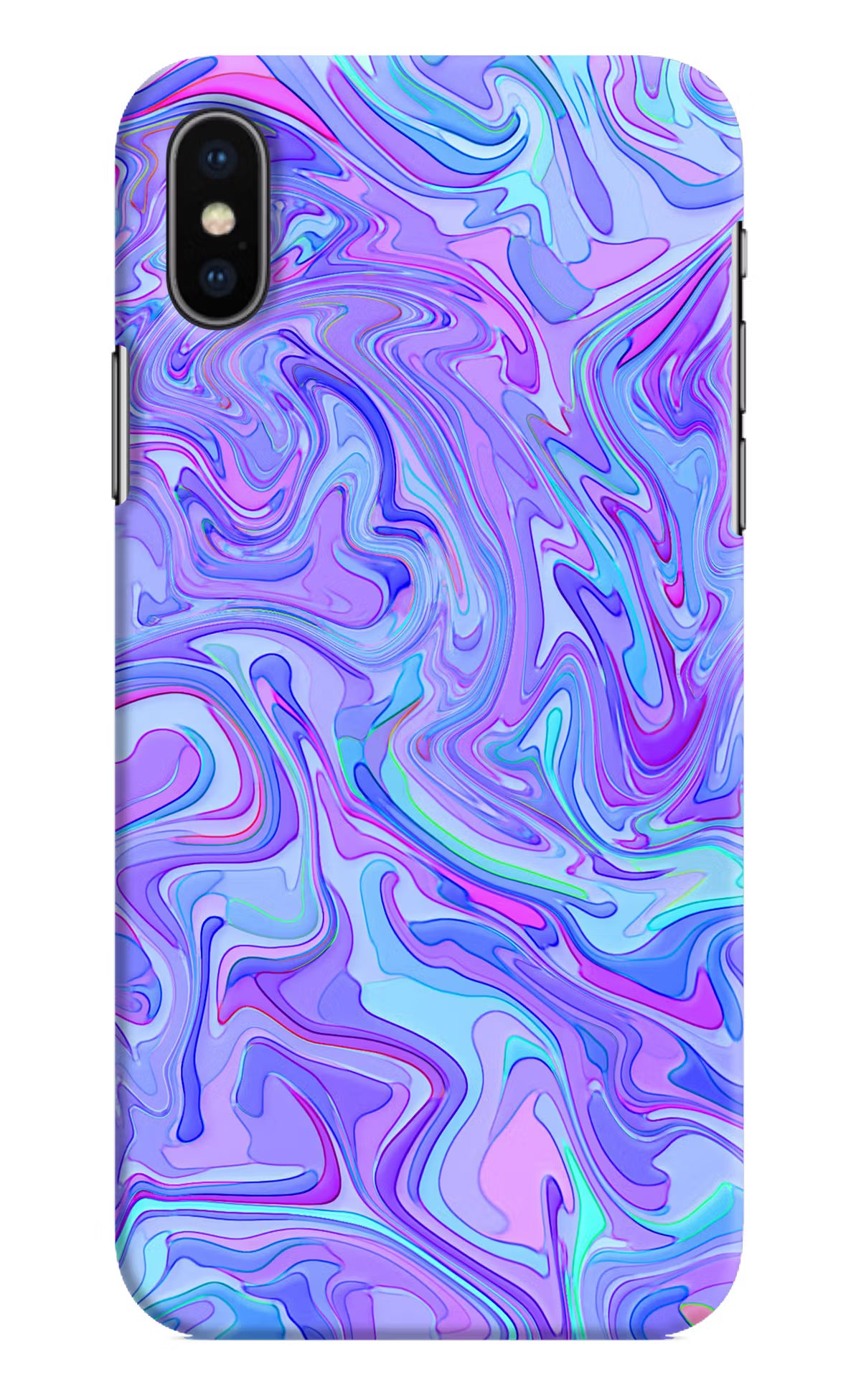 Glitter iPhone XS Hard Case Back Cover by Casekaro