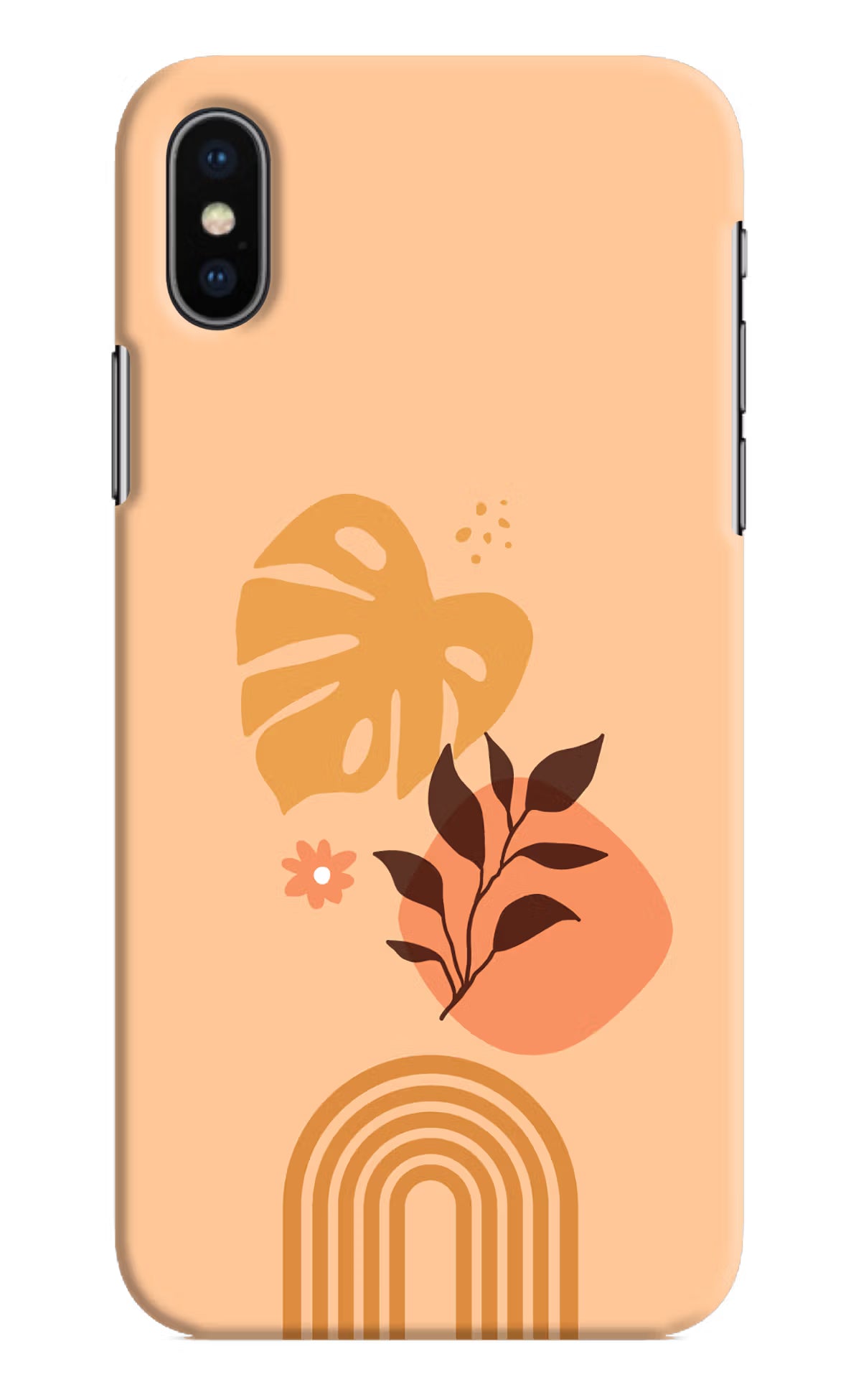 Bohemian Art iPhone XS Hard Case Back Cover by Casekaro