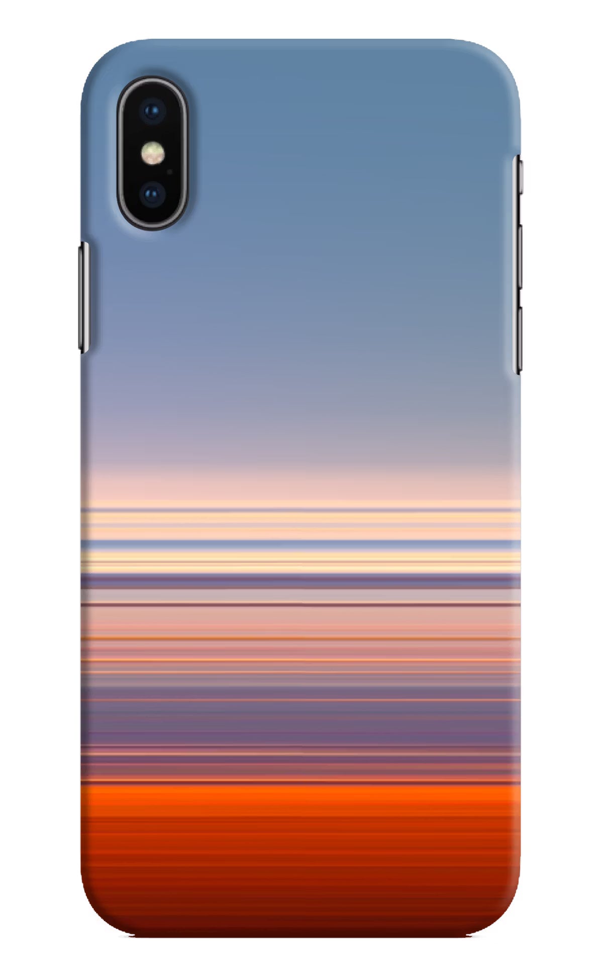 Morning Colors iPhone XS Hard Case Back Cover by Casekaro