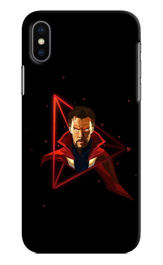Doctor Ordinary iPhone XS Hard Case Back Cover by Casekaro