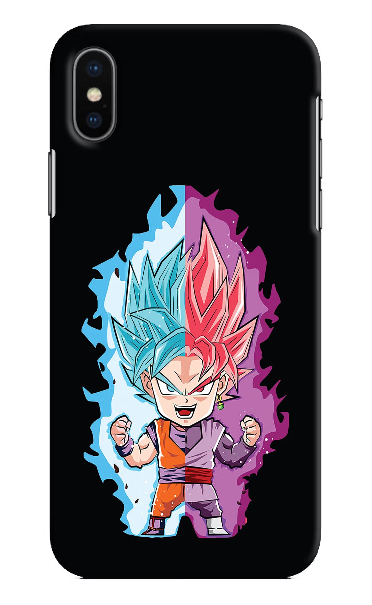 Chota Goku iPhone XS Hard Case Back Cover by Casekaro