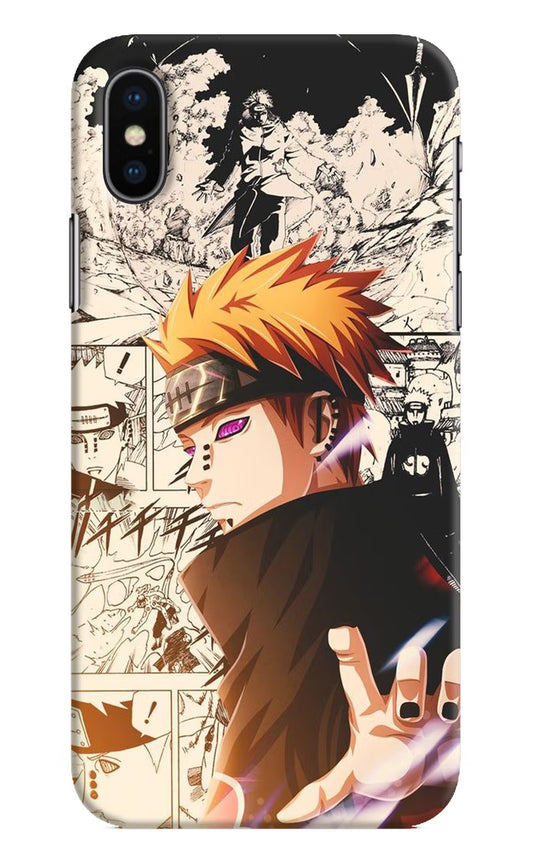 Pain Anime iPhone XS Hard Case Back Cover by Casekaro
