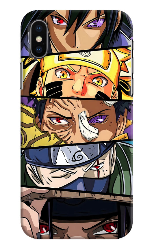 Naruto Character iPhone XS Hard Case Back Cover by Casekaro