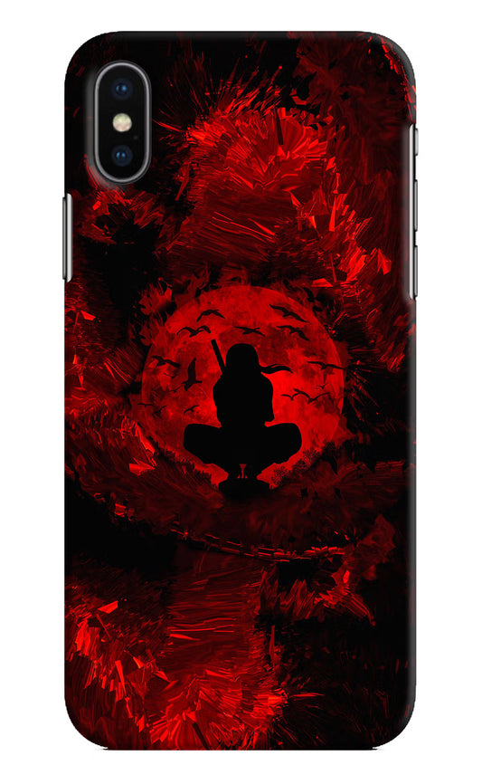 Itachi Uchiha iPhone XS Hard Case Back Cover by Casekaro