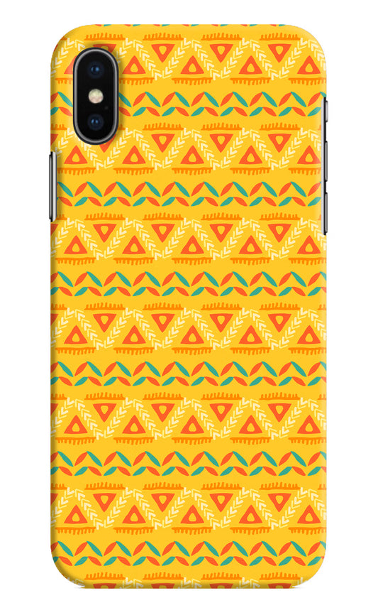 Tribal Pattern iPhone XS Hard Case Back Cover by Casekaro