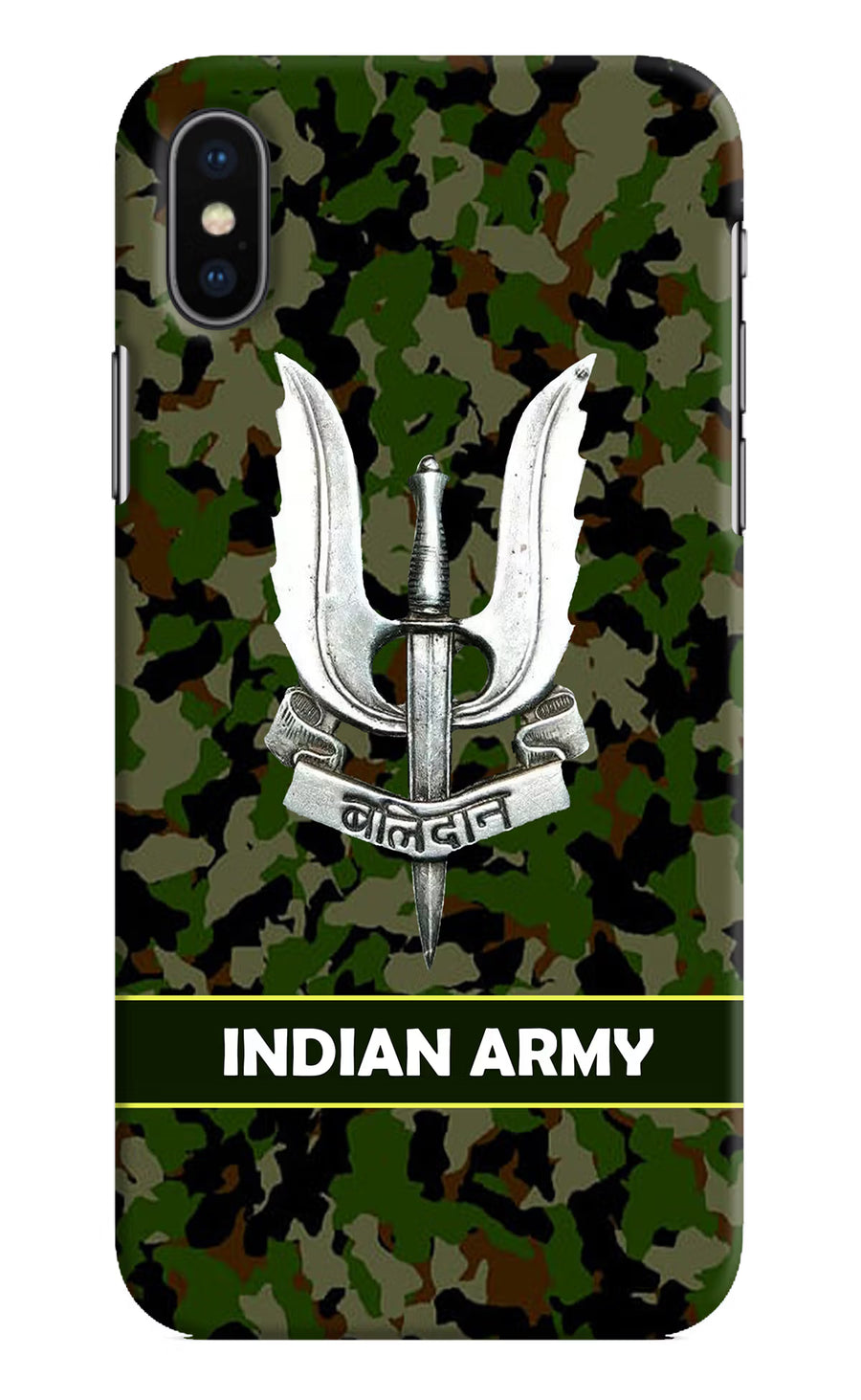 Balidan Indian Logo iPhone XS Back Cover, Hard case