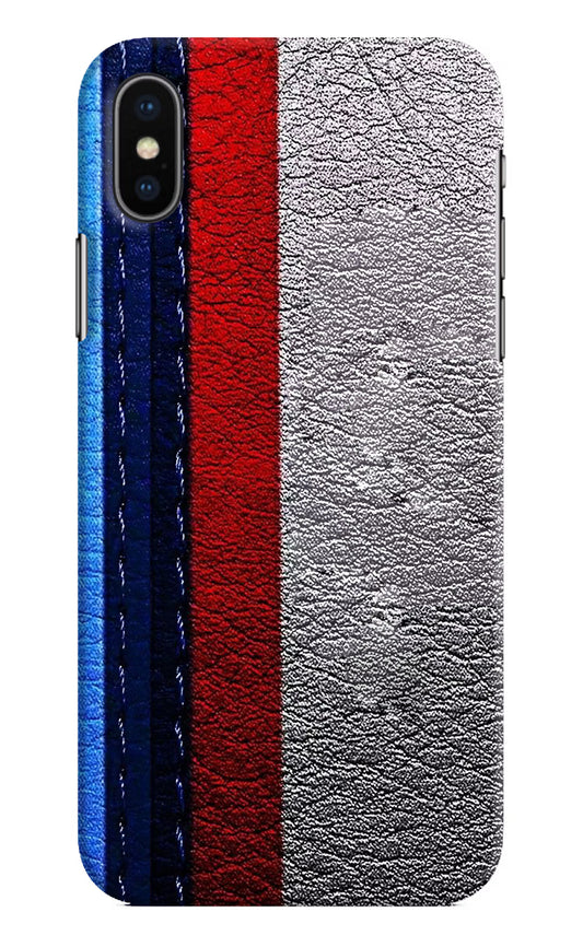 BMW Stripes iPhone XS Hard Case Back Cover by Casekaro