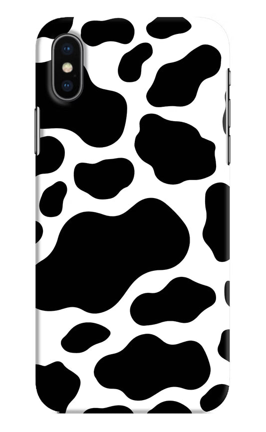 Cow Spots iPhone XS Hard Case Back Cover by Casekaro