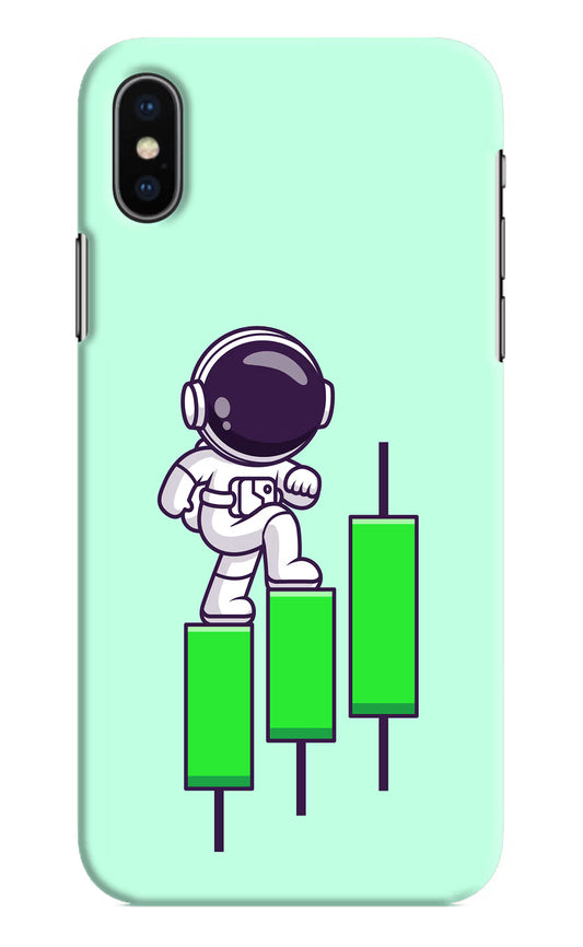 Astronaut Trader iPhone XS Hard Case Back Cover by Casekaro