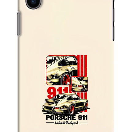 Classic Porsche 911 iPhone XS Hard Case Back Cover by Casekaro