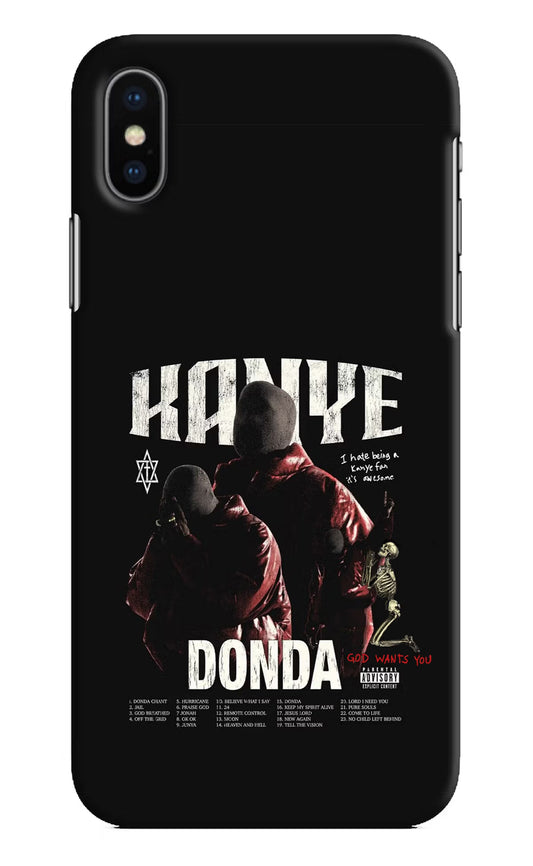 Donda Kanye West iPhone XS Hard Case Back Cover by Casekaro