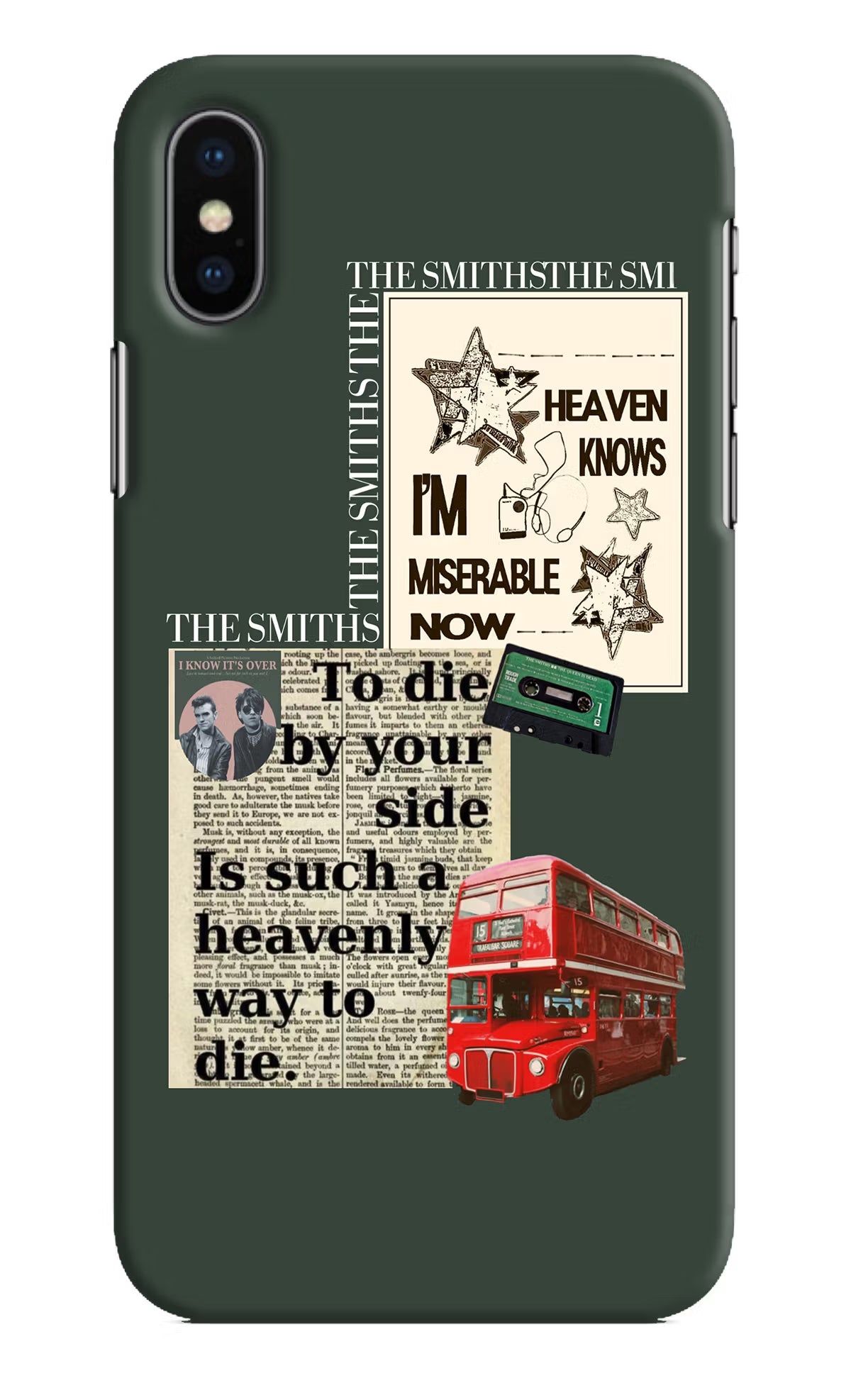 The Smiths iPhone XS Hard Case Back Cover by Casekaro