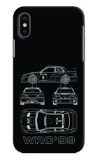 WRC'99 iPhone XS Hard Case Back Cover by Casekaro