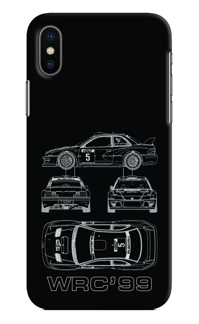 WRC'99 iPhone XS Hard Case Back Cover by Casekaro