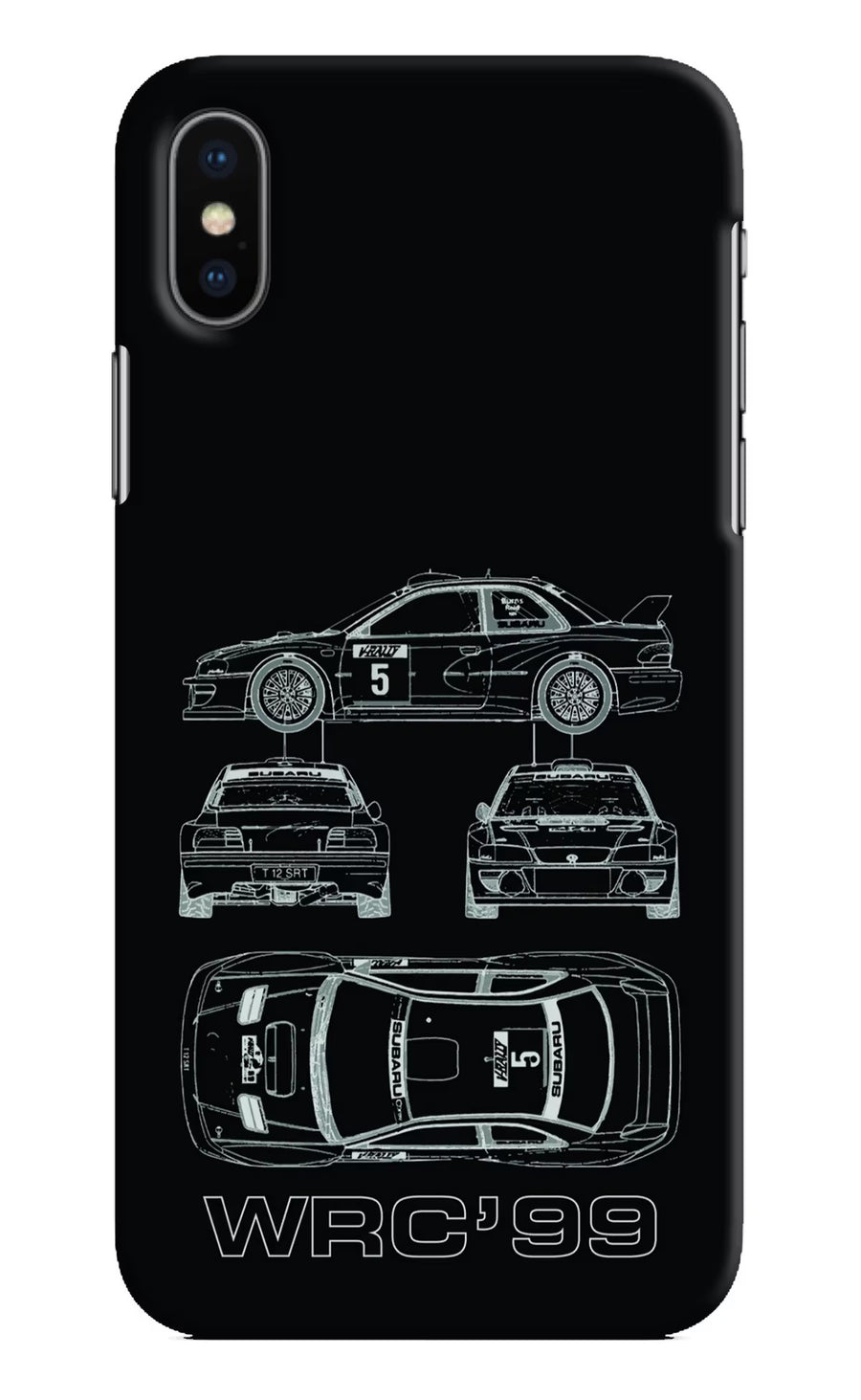 WRC'99 iPhone XS Back Cover, Hard case