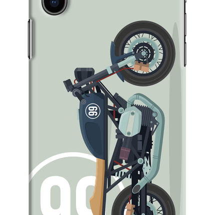 Classic Cafe Racer 99 iPhone XS Hard Case Back Cover by Casekaro