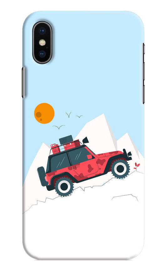 Mountain Trail Beast iPhone XS Hard Case Back Cover by Casekaro