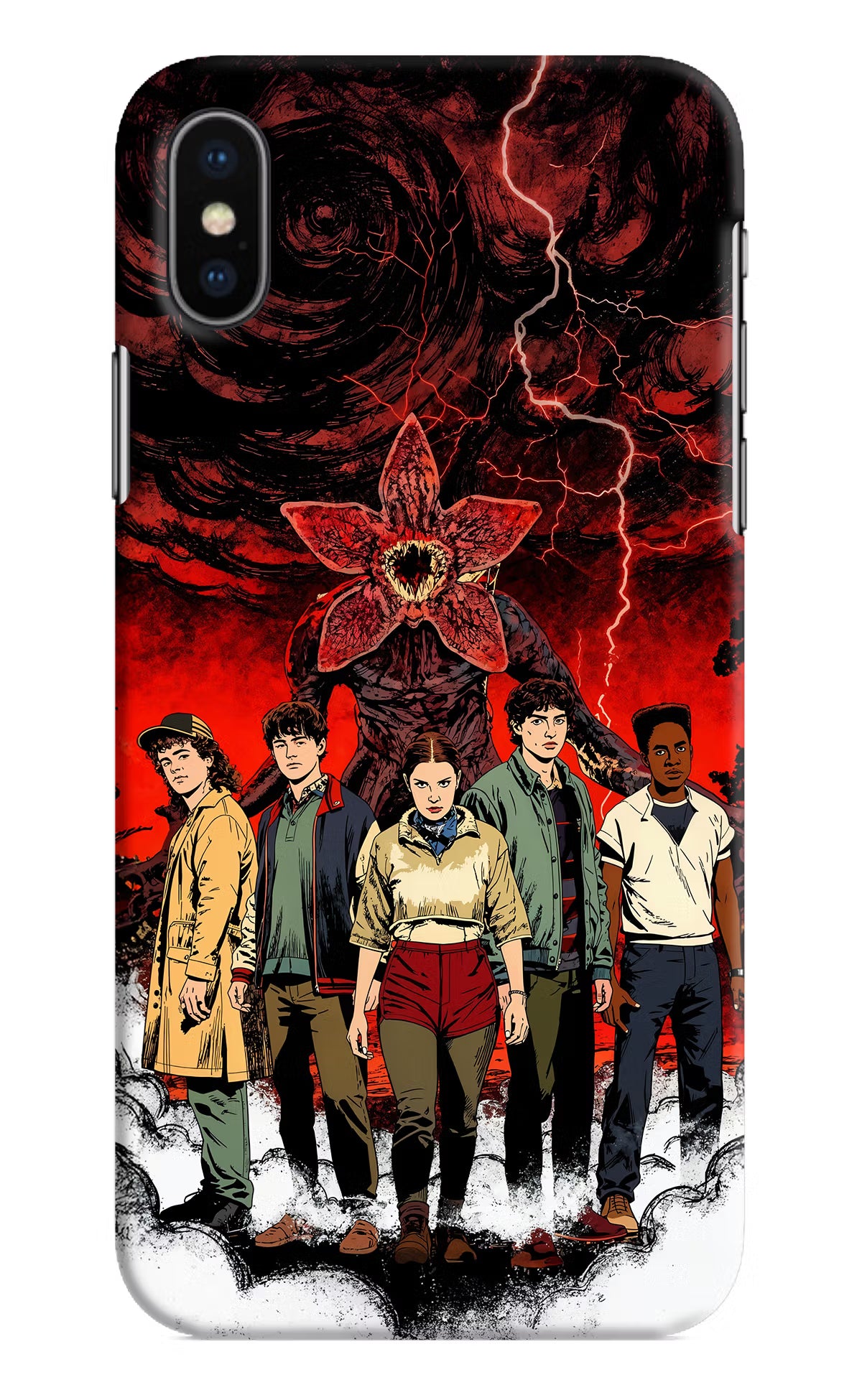 Ordinary Things Characters iPhone XS Hard Case Back Cover by Casekaro