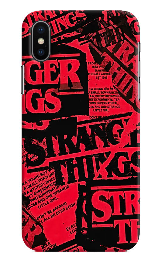 Ordinary Things iPhone XS Hard Case Back Cover by Casekaro