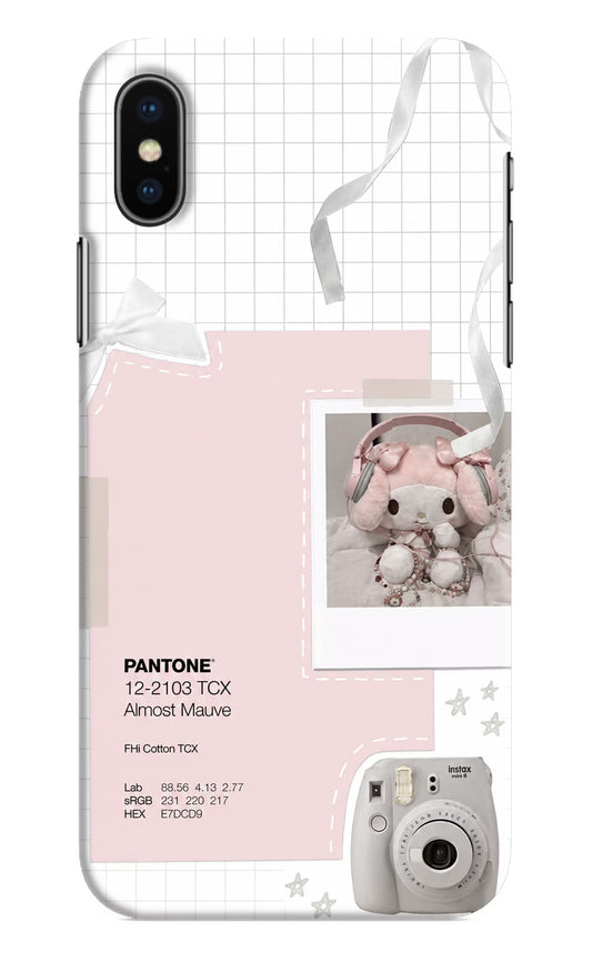 Pantone Asthetic iPhone XS Hard Case Back Cover by Casekaro