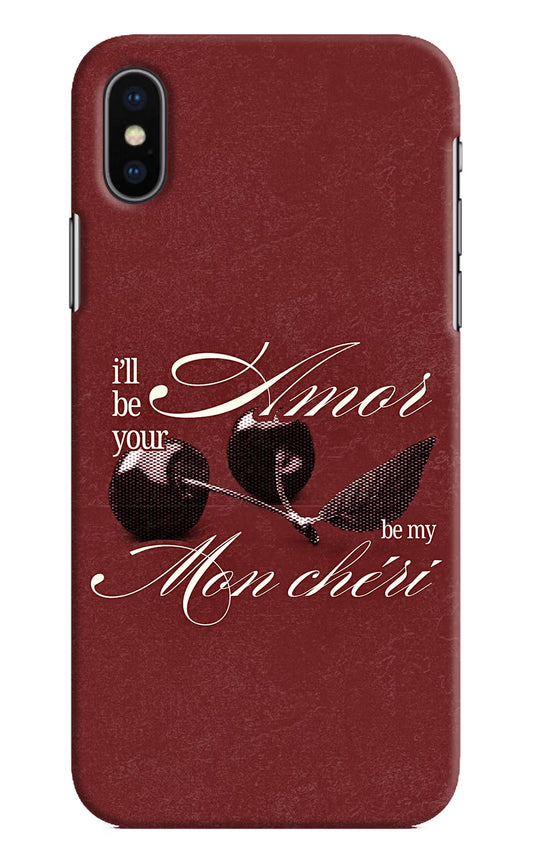 Velvet Cherry iPhone XS Back Cover