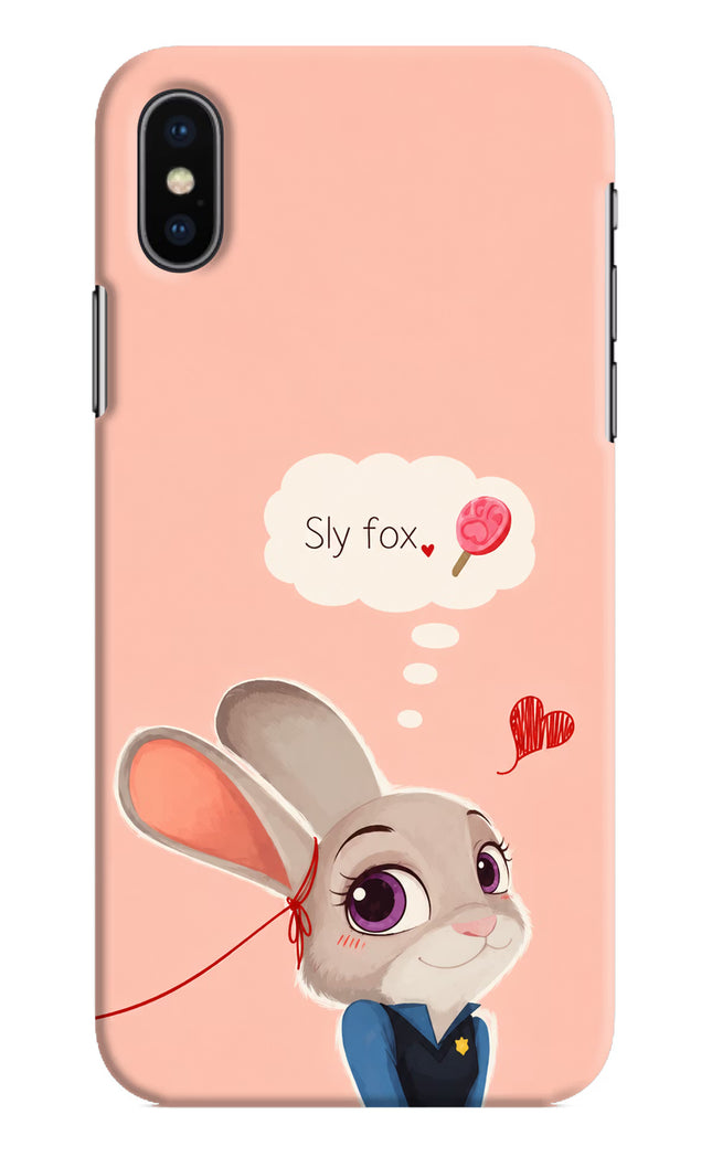 Judy Charm iPhone XS Hard Case Back Cover by Casekaro