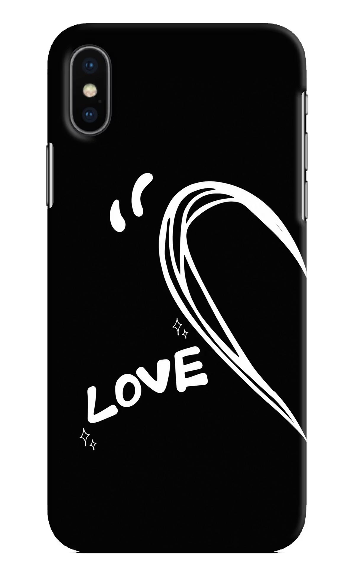 Love Line iPhone XS Back Cover