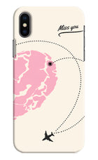 Miss Orbit iPhone XS Hard Case Back Cover by Casekaro