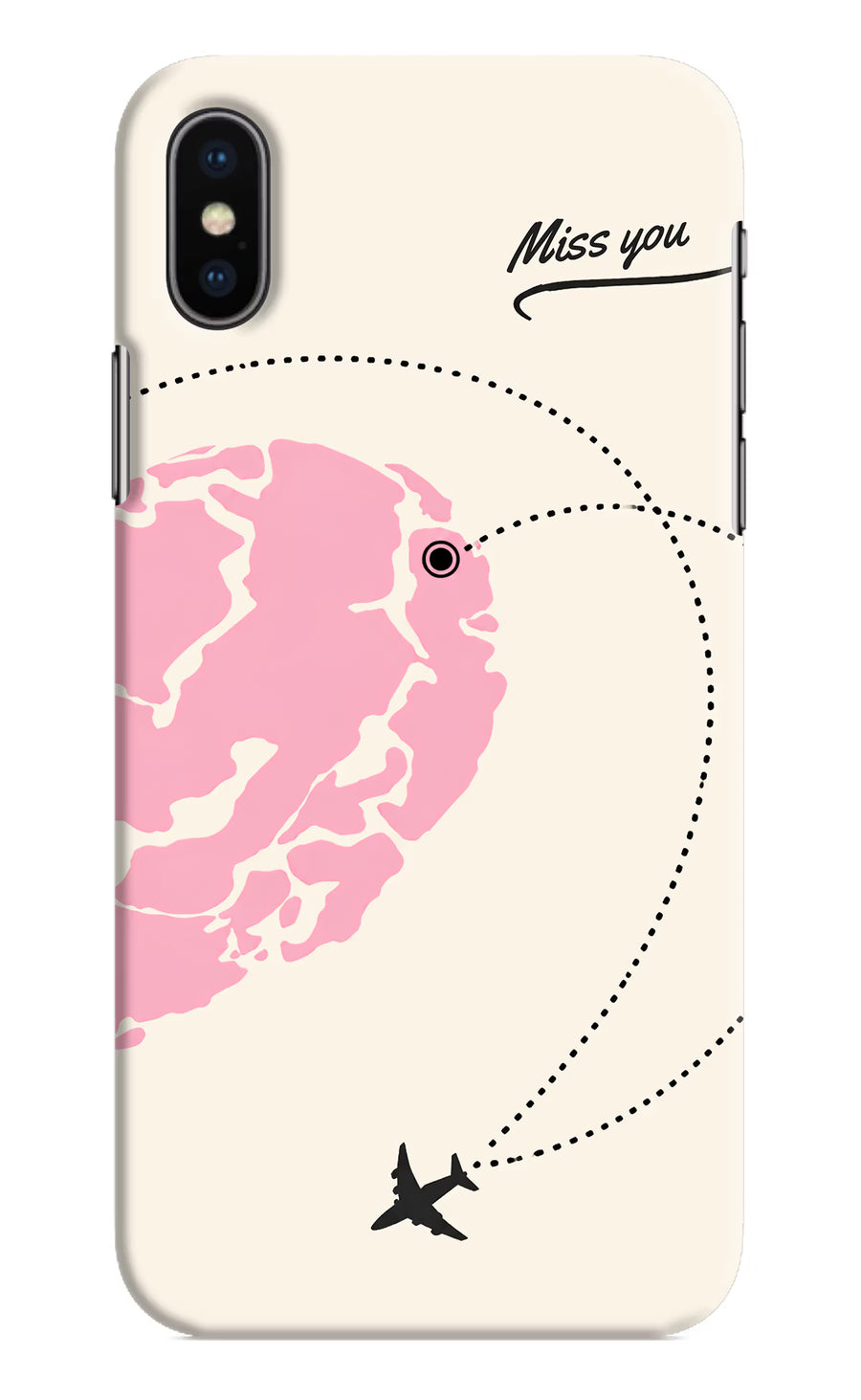 Miss Orbit iPhone XS Back Cover, Hard case