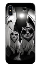 Hood Cats iPhone XS Hard Case Back Cover by Casekaro
