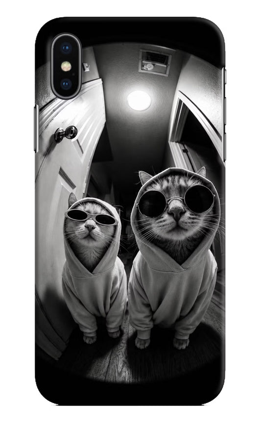 Hood Cats iPhone XS Hard Case Back Cover by Casekaro