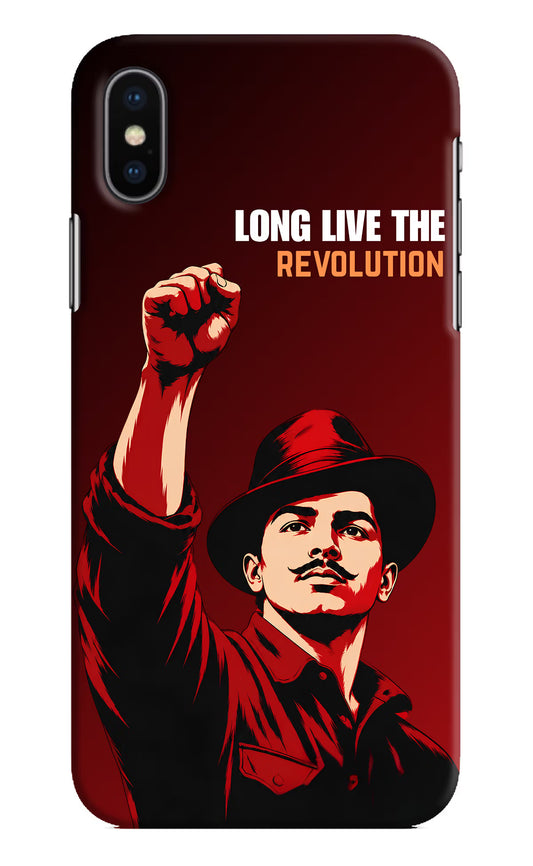 Bhagat Singh Revolution iPhone XS Back Cover