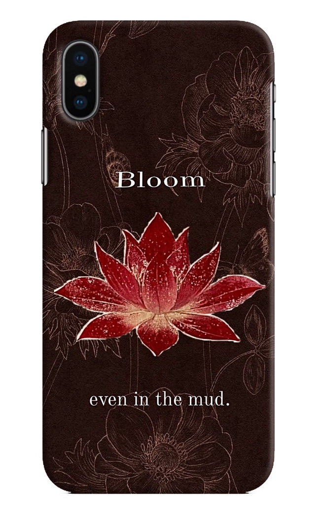 Bloom iPhone XS Hard Case Back Cover by Casekaro