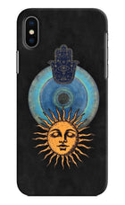Divine Sun iPhone XS Hard Case Back Cover by Casekaro