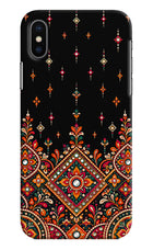 Noir Mehfil iPhone XS Hard Case Back Cover by Casekaro
