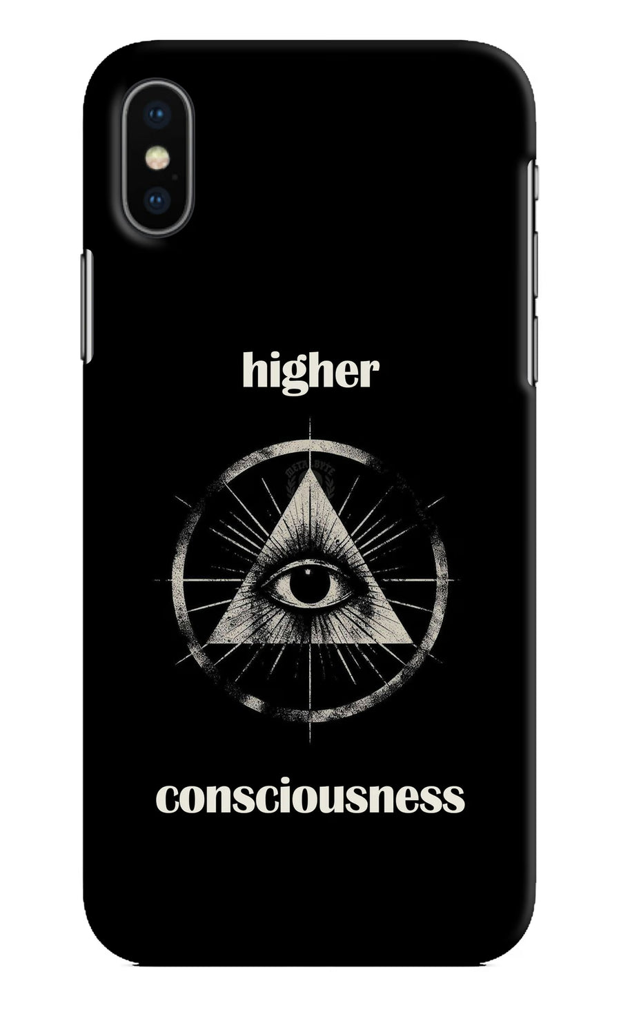 Illuminati Eye iPhone XS Back Cover, Hard case