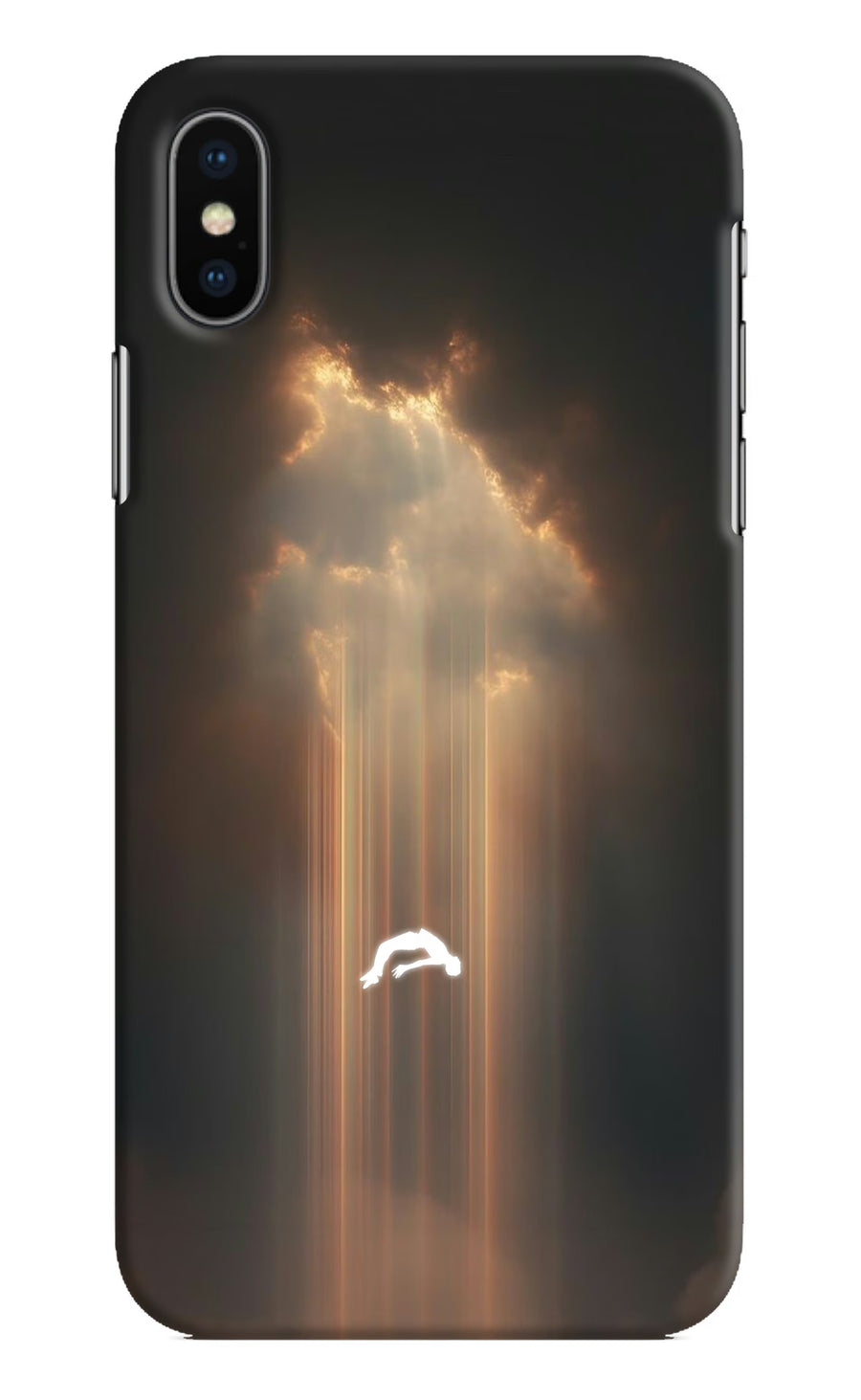Heavenly Beam iPhone XS Back Cover, Hard case