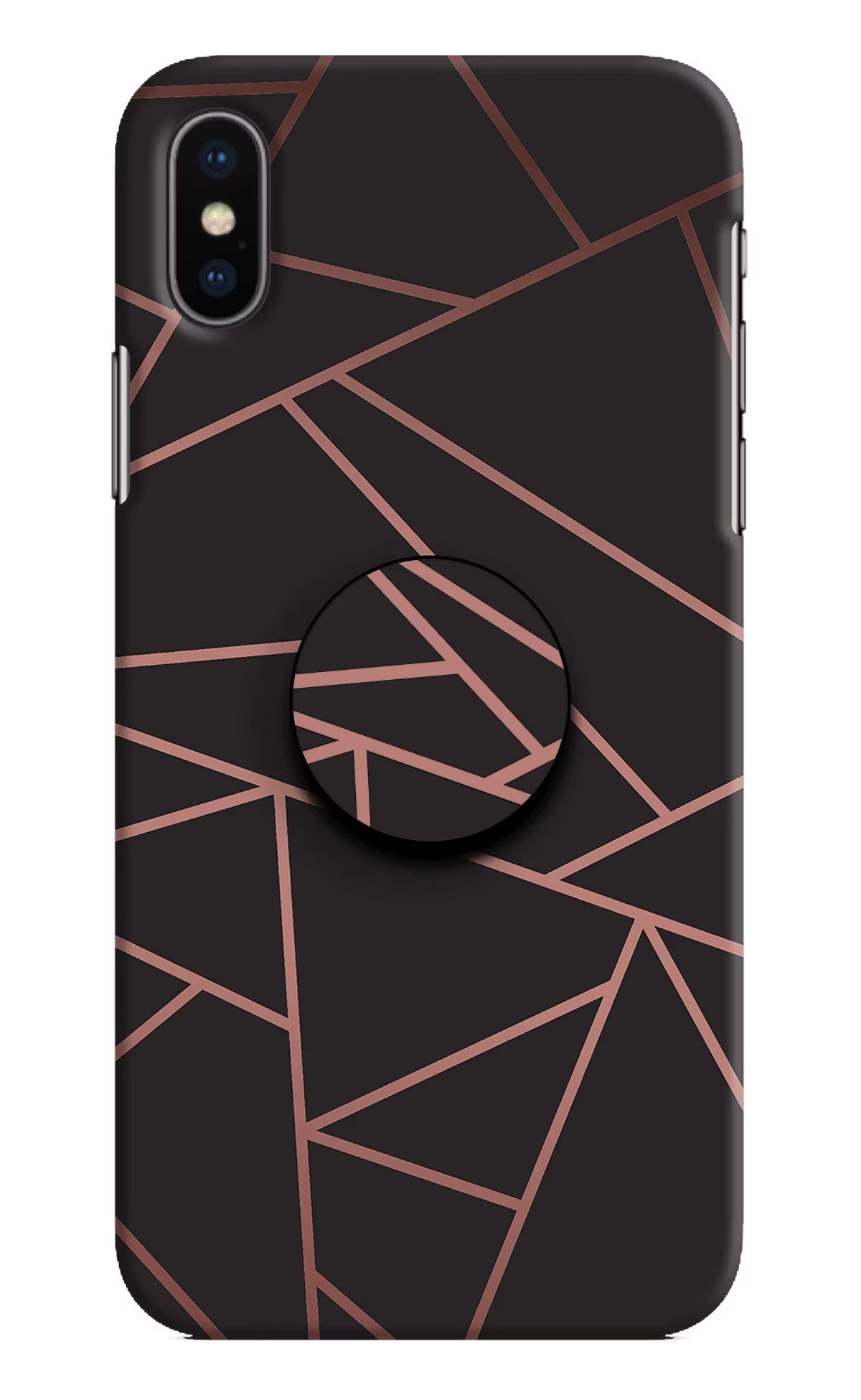 Geometric Pattern iPhone XS Pop Case by Casekaro